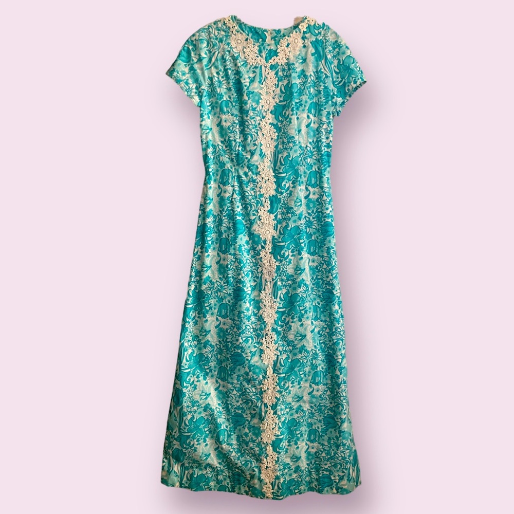 Vintage 1960s handmade Lilly Pulitzer granny gown